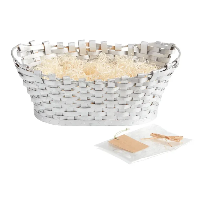 Woven Fiber Christmas Gift Basket Kit