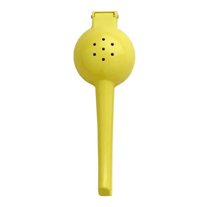 Yellow Metal Handheld Lemon Juicer