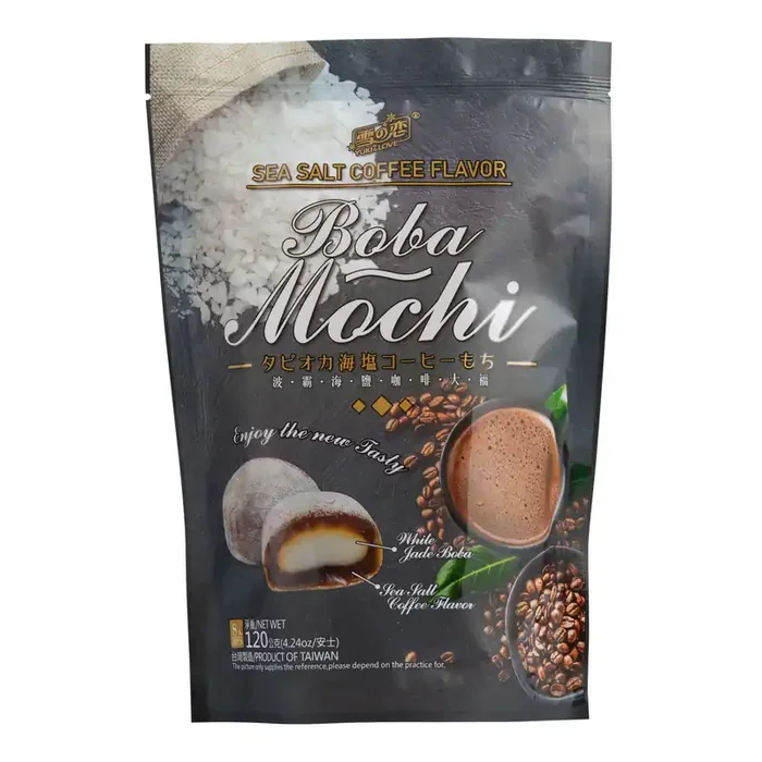 Yuki & Love Sea Salt Coffee Boba Mochi