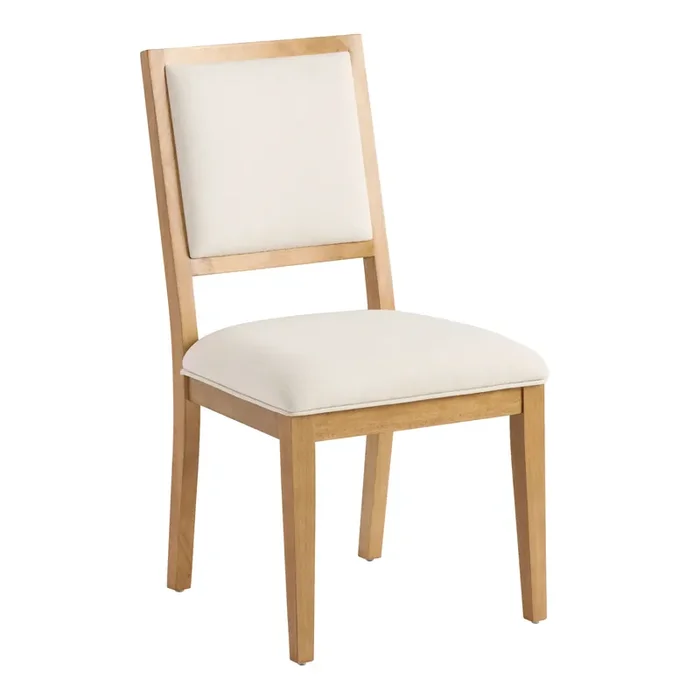 Zane Warm Wheat Split Back Upholstered Dining Chair Set of 2