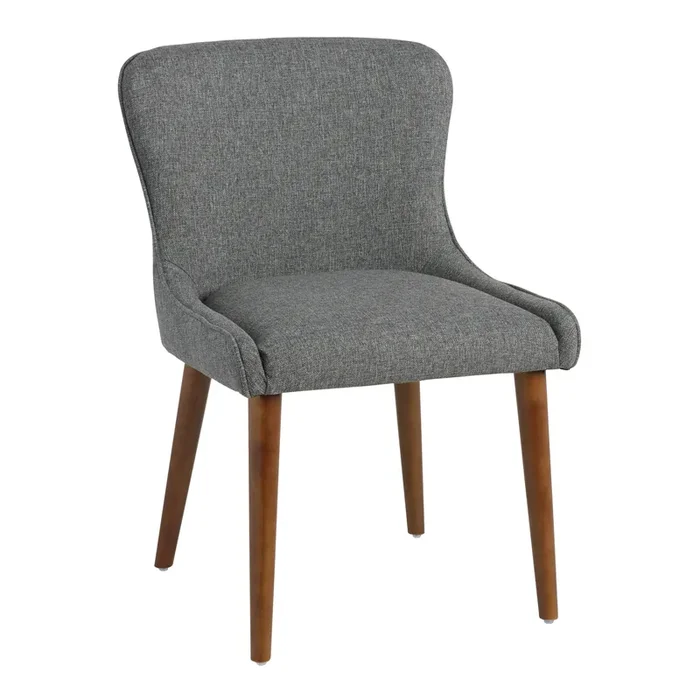 Zarah Petite Wingback Upholstered Dining Chairs Set Of 2