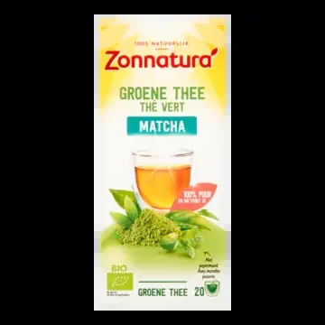 Zonnatura Organic green matcha herb tea