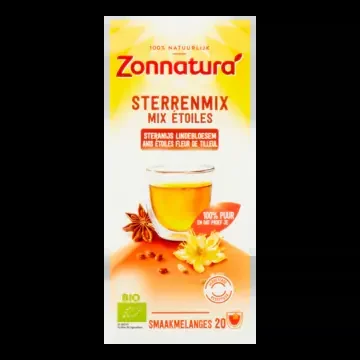 Zonnatura Organic star mix star anise lime tree blossom herb tea